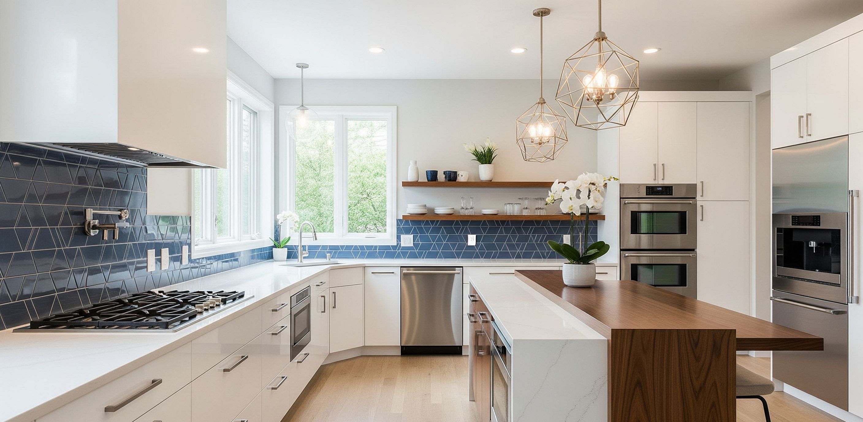 Beautiful modern kitchen remodeling in Orlando